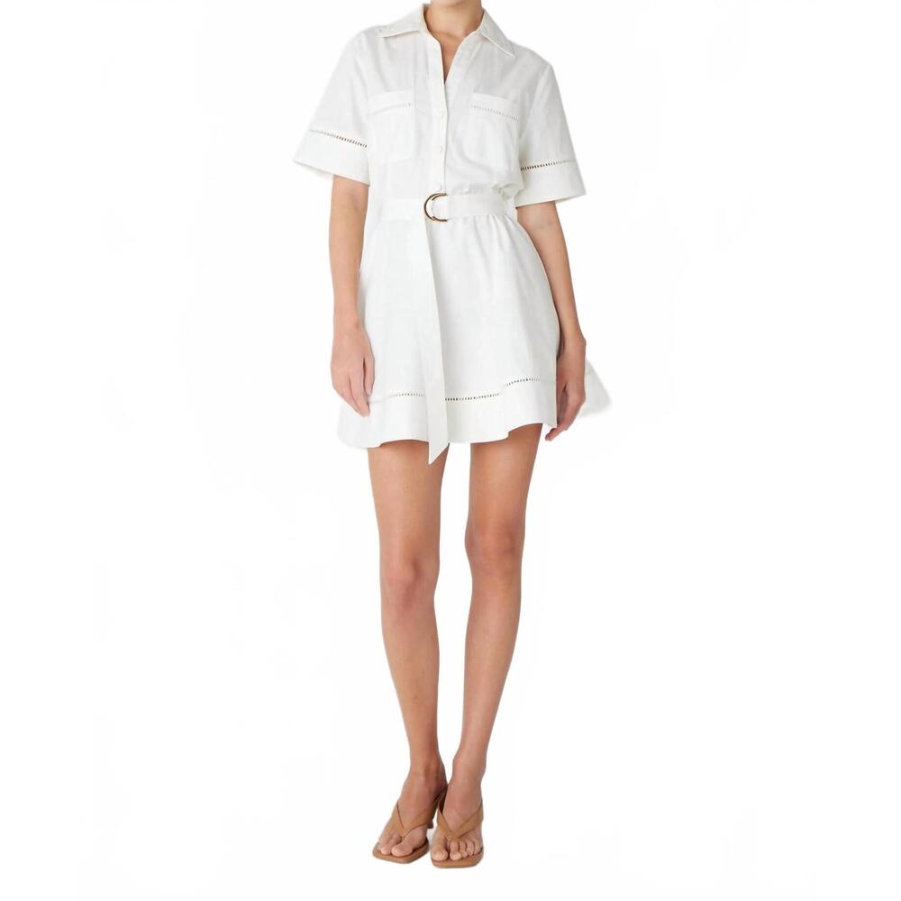 NEW JS71 nara dress in white
